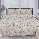 3 piece Boutique Blanche Green Cotton Lyocell king size comforters set image number 0