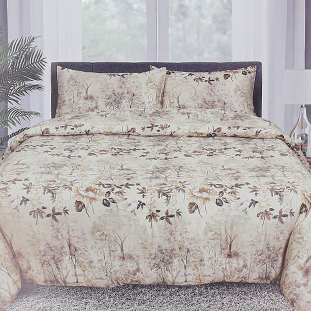 3 piece Boutique Blanche Green Cotton Lyocell king size comforters set image number 0