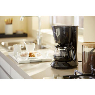 Philips plastic black coffee maker 750W, 0.6L