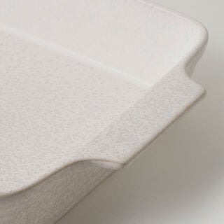  La Mesa oven to table wavy rectangular dish 43*26*7.5cm, beige