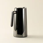 Dallaty steel vacuum flask 1L, shiny black image number 3