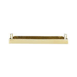 Rectangular serving tray gold plated 48*31*6.5 cm image number 2