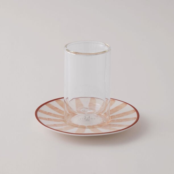 دلتي 12 قطعة طقم استكانات شاي زجاجية image number 3