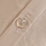 Boutique Blanche 3pcs cotton duvet cover 260*200cm 300 thread count peach image number 3