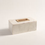 White Marble Tissue Box 23*12*9.5 cm image number 0