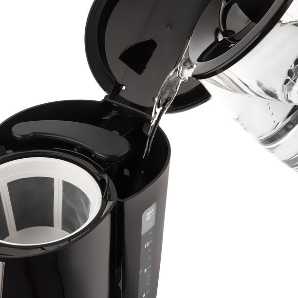 Sencor electric black coffee maker 1000W, 1.8L image number 8