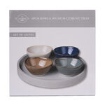 4 Pcs Serving Bowl On Cement 24 Cm image number 2