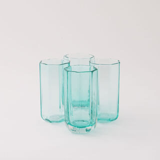 La Mesa glass jug 24*10.5*9.5cm, light green