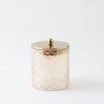 ألبرتو طقم برطمانات زجاج 3 قطع 12*12*14سم، فضي image number 1