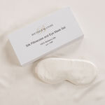 Boutique Blanche Silk Pillowcase And Eye Mask Set 75*50Cm Ivory 100% Mulberry Silk BED LINEN EA 2 image number 1