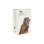 Alberto stainless steel knife set with wooden knife block 9 pcs image number 4