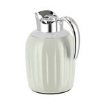 Dallaty pumpk steel vacuum flask grey & chrome 1L image number 2