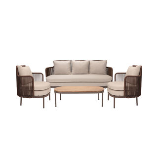 4 Piece Lux Patio Set