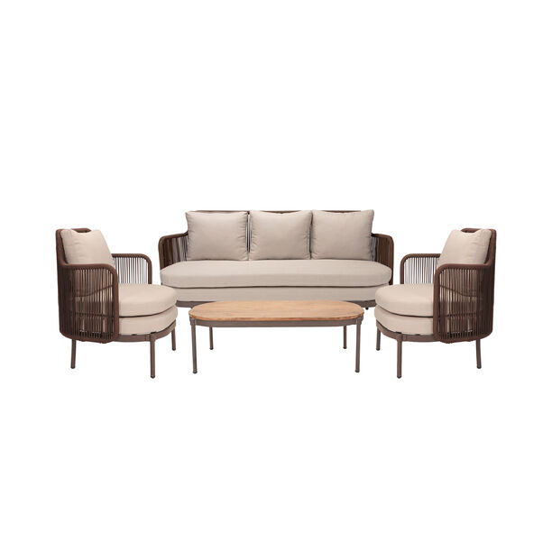 4 Piece Lux Patio Set image number 1