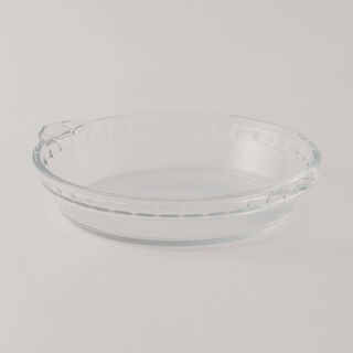 البرتو طبق فطيرة زجاج بروسليكات 0.65لتر