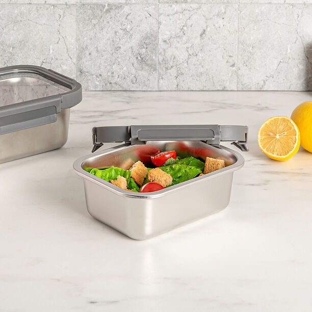 Alberto stainless steel microwavable lunch box with lid 800ml image number 5