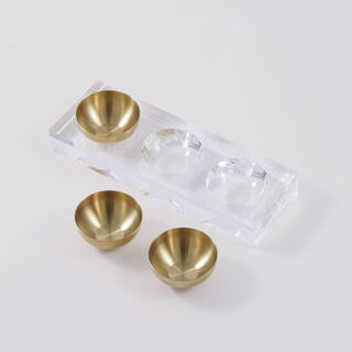 Luster Collection Dallaty Acrylic Nuts Bowl