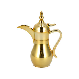 1Pc Steel Vacuum Flask Mini Traditional Gold 0.3Ml