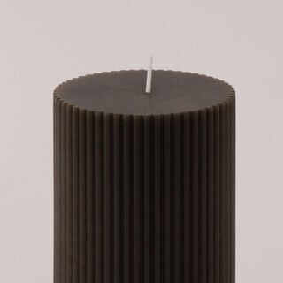 هومز شمعة لاين من شمع الصويا، بني 7*7*10سم