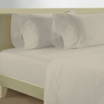 Cottage 200TC cotton fitted sheet 200*200cm, cream image number 0