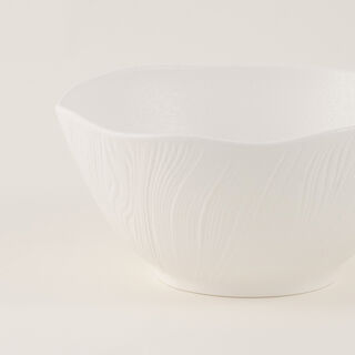 Alberto Ceramic Mixing Bowl Waves White 3.2L