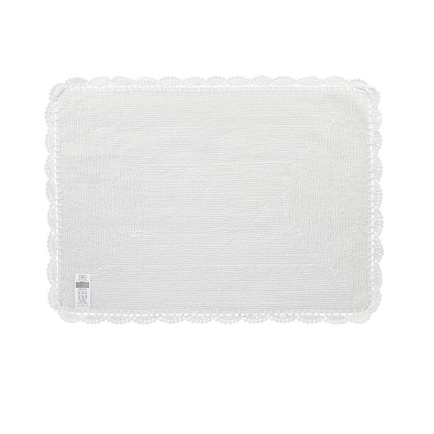 Boutique Blanche white cotton bathmat 60*90 cm image number 2