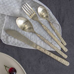 La Mesa 16 Piece Cutlery Set Champagne Gold image number 0