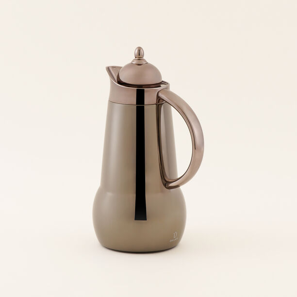 Dallaty Steel Vacuum Flask Set Full Black Nickel 1 L + 1 L image number 2