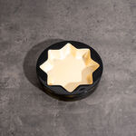 Glass Ashtray Grey And Gold Casa Blanca image number 1