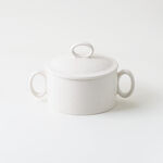 La Mesa stoneware oven to table large pot with lid, beige 18*12.2*6.5 cm image number 1