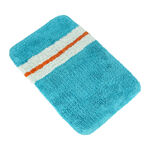 Bath Mat 50X80Cm Cotton Blue image number 0