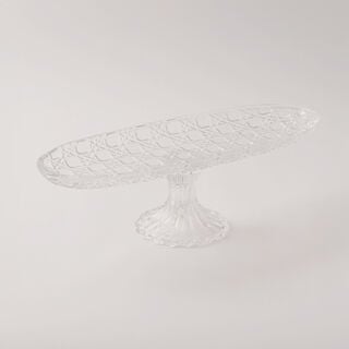 La Mesa small glass serving stand 40.5*14*12.5 cm