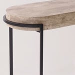 هومز طاولة كونسول بأرجل معدنية 124*44*75سم image number 2