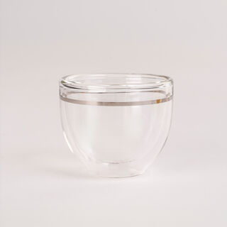 Arabic Coffee Cup Set 6Pc Silver