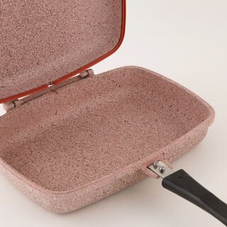 Alberto Granite Double Sided Grill Pan 34*22Cm