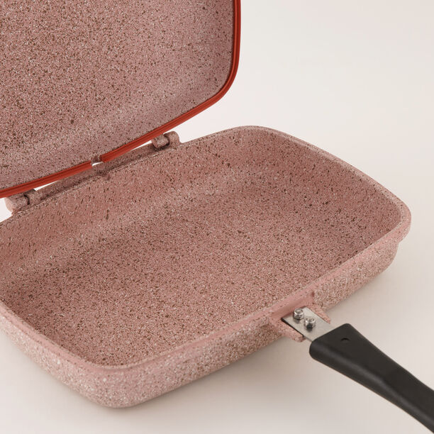 Alberto Granite Double Sided Grill Pan 34*22Cm image number 2