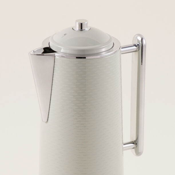 Dallaty stainless steel vacuum flask set of 2pcs 1L, grey image number 2