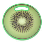 لوح تقطيع بلاستيك دائري تصميم كيوي image number 0