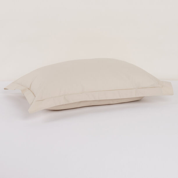 Cottage Cotton Percale 200Tc Pillowcase Set 2 Pcs, Oatmeal 50*75Cm image number 3