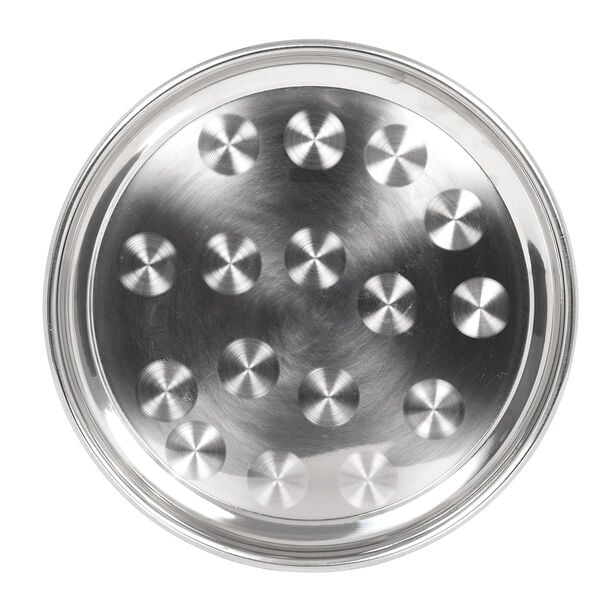 Alberto Stainless Steel Round Serving Tray  image number 2