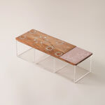 La Mesa Metal Serving Box With Lid 35*12*10Cm, Gold image number 0