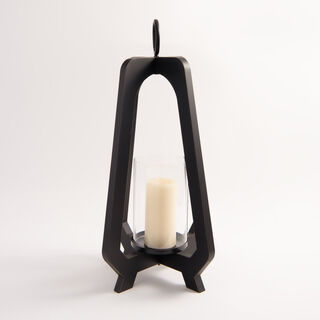Black lantern 31*31*56 cm