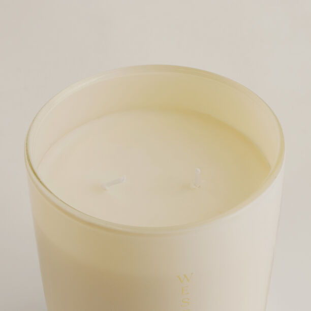 Homez tuscan leather scented candle in jar 470g image number 4