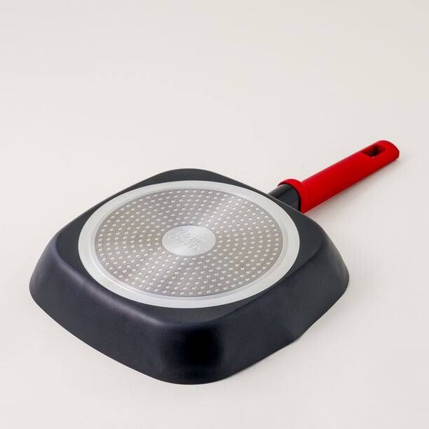 Betty Crocker non stick grill pan 26cm, black image number 1