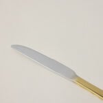 20 Pcs Cutlery Set Gold Handle And Silver Top image number 5