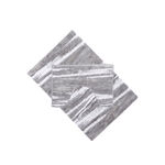 Light grey bathmat set 2 pcs image number 2