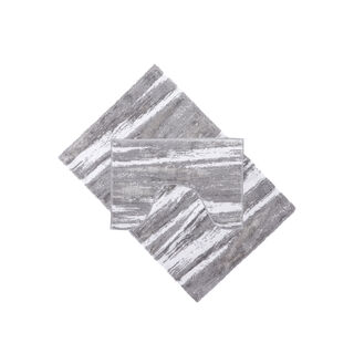 Light grey bathmat set 2 pcs