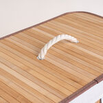 Cottage bamboo hamper 52*32*60 cm image number 2