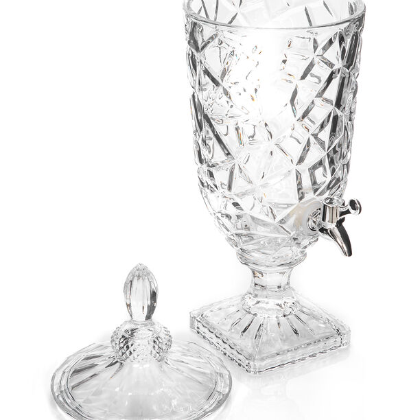 Glass Beverage Dispenser With Base Asst Designs image number 2