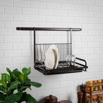 Alberto Coffee Coated Over The Shelf Dish Rack image number 0